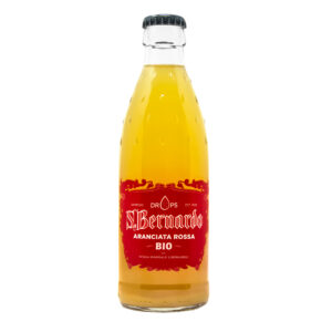 San Bernardo Drops of Drink Aranciata Rossa Bio Bottiglia di Vetro 26cl